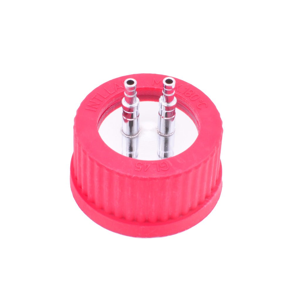 INTLLAB GL 45 - S2 Solid Top Caps - Chemical Resistant PP Lids with Seal Rings for Lab Bottles - INTLLAB Store