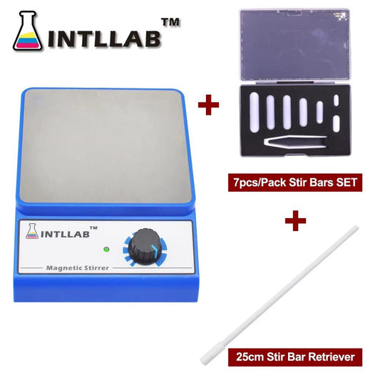 Magnetic Stirrer Mixer With Stir Bar AC 100 - 240V EU USA UK AU Plug - INTLLAB Store